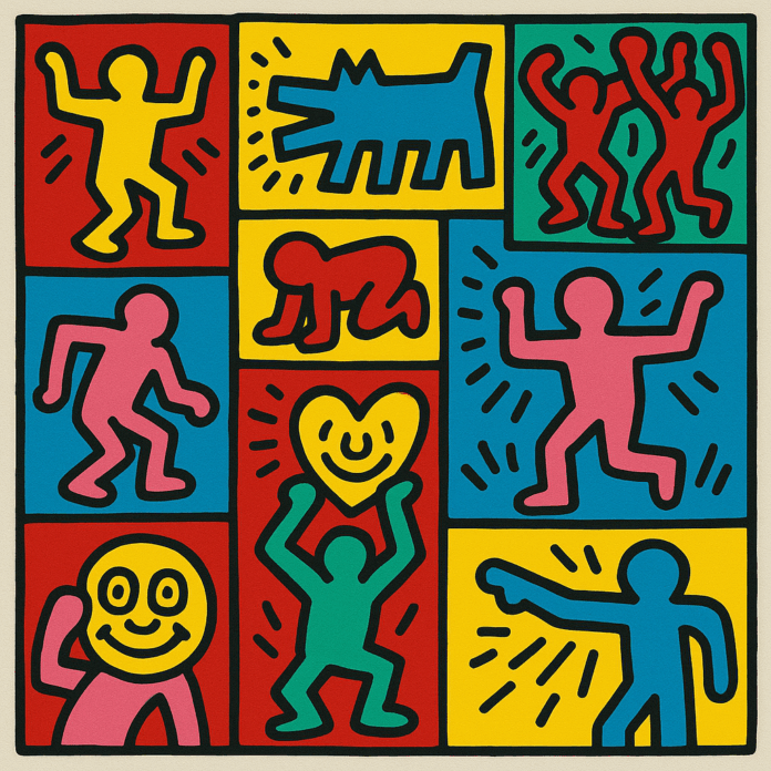 Keith Haring、No.35、希少画集画、新品額装付 Keith Haring、No.35、希少画集画、新品額装付 STANDARD BOOKSTORE